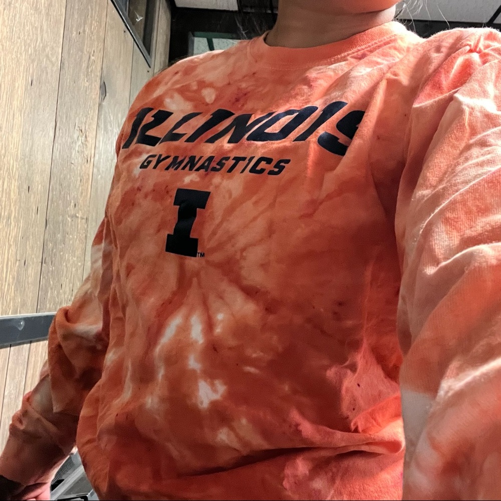 Tie Dyed Illinois Gymnastics Long Sleeve